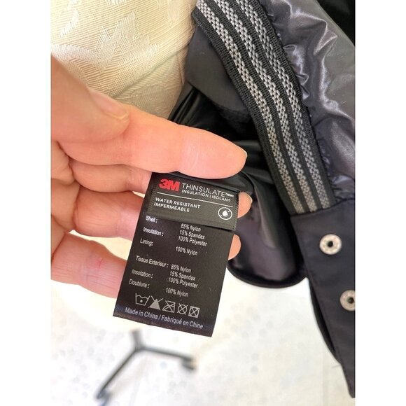 Skea Ski Jacket Womens Size 8 Sequin Embellished Snow Zipper Snap Cuffs Pockets - Picture 11 of 13